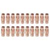 Uxcell Leather Cord End Clasp, 20pcs 4mm Hole Leather Clasps, Rose Gold view 1