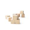 100 Pcs, 3/4" Wooden Blocks/Cubes view 3