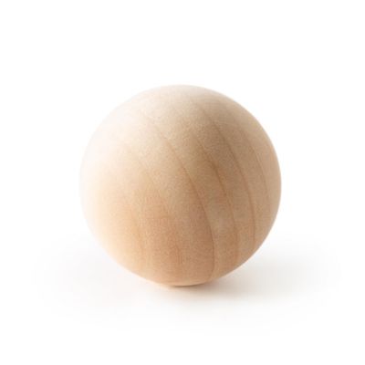 100 Pcs, 1-1/2" Round Wood Balls