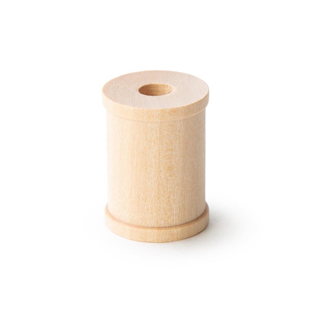 10 Pcs, Wooden Thread Spools 1" Tall X 3/4" Wide W/ 1/4" Hole