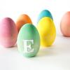 100 Pcs, 3-1/4" Small Wood Goose Eggs 3-1/4" Tall X 2-3/16" Wide Egg Has Flat Bottom for Standing view 4