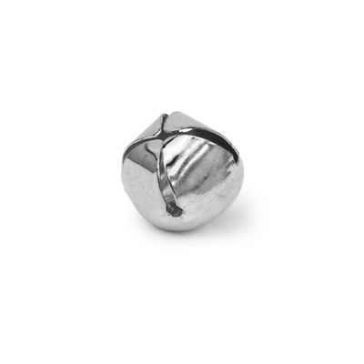 100 Pcs, 1" Silver Jingle Bells Silver Only Denotes Color Add Color and Sound to Projects with Metal Jingle Bells Great Accessory and Kids Love Them