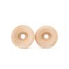 4 Pcs, 2" X 1-1/2" Dual Treaded Wood Toy Wheels Hole Size 3/8" for 3/8" Holes Recommend Using Ap3030, Ap3500 Axle Pegs Or 3/8" Dowel view 2