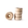 4 Pcs, 2" X 1-1/2" Dual Treaded Wood Toy Wheels Hole Size 3/8" for 3/8" Holes Recommend Using Ap3030, Ap3500 Axle Pegs Or 3/8" Dowel view 3