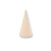 100 Pcs, Solid Wood Cone 1-1/2" Base Diameter X 3" Tall Dimensional Cone view 1