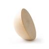 10 Pcs, 3" Split Wood Balls - 1-1/2" Thick view 1
