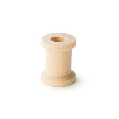 10 Pcs, Wooden Thread Spools 5/8" Tall X 1/2" Wide W/ 7/32" Hole