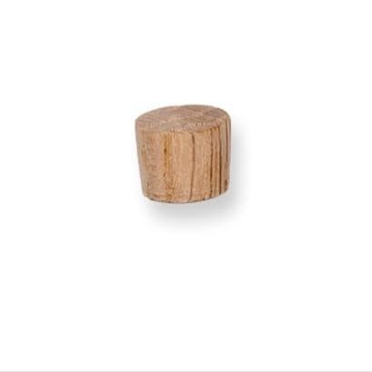 100 Pcs, 3/8" Oak Flathead Plugs End Grain Ideal for Hiding Screw Heads