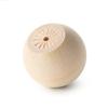 100 Pcs, 2" Wide Ball Knobs/Wooden Doll Heads Flat 1-3/16" W/ 3/16" Hole Use Ks1250 Threaded Screws view 1