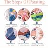 Worihut 5D Diamond Painting Kits for Adults, DIY Full Round Diamond Painting Peace Flag Decorative for Office Home and Gifts Halloween Interior Decoration 20 x 30inch view 4