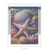 CoHraeu 5D Diamond Painting Kits for Adults, Beach Diamond Art Kits, DIY Full Drill Fantasy Sea Shells Starfish Paint with Diamonds, Gem Art for Home Wall Decor 16x24 inch view 2