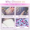 CoHraeu 5D Diamond Painting Kits for Adults, Beach Diamond Art Kits, DIY Full Drill Fantasy Sea Shells Starfish Paint with Diamonds, Gem Art for Home Wall Decor 16x24 inch view 3