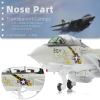 NUOTIE F-14A Tomcat 1/100 Metal Airplane Model Kits with Stand VF-84 Jolly Rogers DieCast Alloy Fighter Model Jet Replica Pre-Build Military Aircraft Collection for Display or Gift view 3