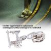 10 Pcs Zipper Pull, Zinc Alloy Sewing Machine Metal Zipper Pulls Jacket Crafts Handbags Luggage Zipper Head for Luggages Purses Bags Bulk(#6) view 4