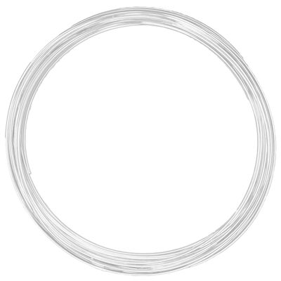 26 Gauge, Round, Half Hard, 940 Argentium Silver Wire - 4 FT - for Jewelry Art from WIZART