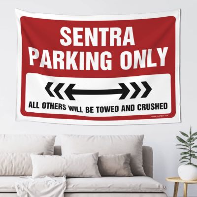 CakJuice Bedroom Door Decorations Sentra Parking Only Tapestry Funny Tapestry Boys Room Decor Teenager (Size : 75X100CM)