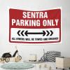 CakJuice Bedroom Door Decorations Sentra Parking Only Tapestry Funny Tapestry Boys Room Decor Teenager (Size : 75X100CM) view 4