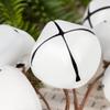 Pack of 24 White Jingle Bells on Wire Pick by Factory Direct Craft - Metal Sleigh Bells on Wire Stems for Christmas and Holiday DIY Projects, Gift Wrapping, Floral and Centerpiece Arrangements (8" H) view 3