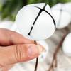 Pack of 24 White Jingle Bells on Wire Pick by Factory Direct Craft - Metal Sleigh Bells on Wire Stems for Christmas and Holiday DIY Projects, Gift Wrapping, Floral and Centerpiece Arrangements (8" H) view 4