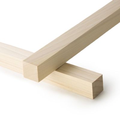 50 Pcs, 1/4" X 36" Hardwood Square Dowels