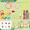 Caydo 6 Pieces Cross Stitch Kit for Kids Embroidery Kits with Woodland Animal Patterns Needlepoint Kit Kids with Instructions for DIY Key Chain, Backpack Charms, Ornaments and Needle Craft view 2