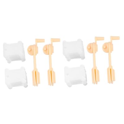 TEHAUX 124pcs Manual Woolen Yarn Winding Machine Fast Winding Machines Boards for Home Crafting and Projects