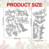 Whaline 9Pcs Christmas Nativity Metal Die Cuts Nativity Scene Steel Cutting Dies Embossing Stencils Templates for DIY Crafts Card Making Scrapbook Photo Album Stamp Decor view 2