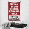 CakJuice Aesthetic Tapestry Indian Scout Deluxe Parking Only Tapestry Tapestry Wall Art Boys Room Decor Teenager (Size : 100X150CM) view 2