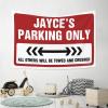 CakJuice Boys Bedroom Accessories Jayce'S Parking Only Tapestry Tapestry for Men Funny Kitchen Decor (Size : 100X150CM) view 4