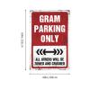 CakJuice Tapestry Wall Art Gram Parking Only Tapestry Man Cave Decorations Man Cave Decorations (Size : 100X150CM) view 4