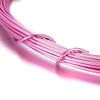 Pandahall 328 Feet Aluminum Wire Bendable Craft Metal Wire 18 Gauge Sculpting Jewelry Beading Artistic Floral Wire for DIY Arts Craft Making (Deep Pink) view 2