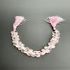 Natural Natural Rose Quartz Heart Smooth Beads 99 mm 8 inch Long String Jewelry Making Gemstone Beads for Necklace Bracelet view 2