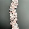 Natural Natural Rose Quartz Heart Smooth Beads 99 mm 8 inch Long String Jewelry Making Gemstone Beads for Necklace Bracelet view 4