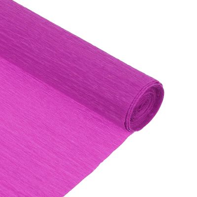 MECCANIXITY Crepe Paper Roll 8.2ft Long 10 Inch Wide for Wedding Ceremony Various Large Festivals Decoration,Rose Red