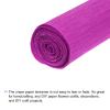 MECCANIXITY Crepe Paper Roll 8.2ft Long 10 Inch Wide for Wedding Ceremony Various Large Festivals Decoration,Rose Red view 3