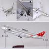 18.5" 1:150-Scale Model Jet Model Airplane Northwest B747 with Wheels Model Collectibles Resin Airplane Models Plane Models Diecast for Collection Or Gift Ornament,Northwest B747 view 3
