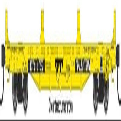 Walthers Mainline 910-5416 HO Scale 60' Pullman-Standard Flatcar - Ready to Run - Trailer Train VTTX #97548 (Yellow, Black TT Logo)
