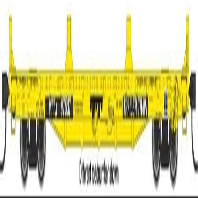 Walthers Mainline 910-5416 HO Scale 60' Pullman-Standard Flatcar - Ready to Run - Trailer Train VTTX #97548 (Yellow, Black TT Logo)