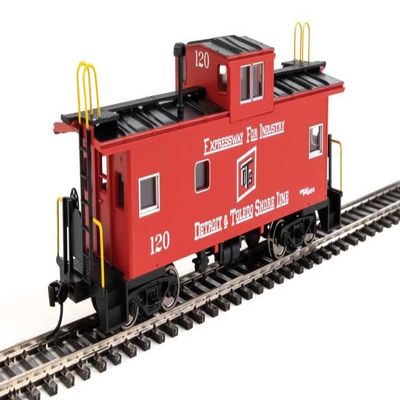Walthers Mainline 910-8765 HO Scale International Wide-Vision Caboose - Ready to Run - Detroit & Toledo Shore Line #120