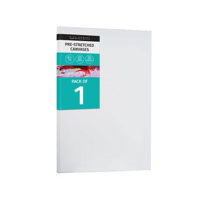 PIXY CANVAS Value Pack of 1 Stretched Canvas 30x40 inch, 3/4 (0.75) inch deep for Your Paintings/Artwork/Wall Art/Wall Decor (Pack of 1 Canvas, 30 x 40 inch, Portrait)