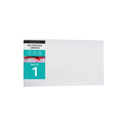 PIXY CANVAS Value Pack of 1 Stretched Canvas 24x32 inch, 3/4 (0.75) inch deep for Your Paintings/Artwrok/Wall Art/Wall Decor (Pack of 1 Canvas, 24 x 32 inch, Landscape)
