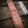 Handmade aluminum alloy leather embossing mold Tang grass pattern/3D skull belt embossing mold - (Color: 8.7x2cm) view 2