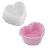 YIRUZWRD Candle Making Holder Resin Molds Heart Shape Succulent Planter Silicone Molds Epoxy Mold for Jewelry Storage Flowerpot Vase Mold view 1