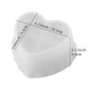 YIRUZWRD Candle Making Holder Resin Molds Heart Shape Succulent Planter Silicone Molds Epoxy Mold for Jewelry Storage Flowerpot Vase Mold view 4