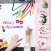 PATIKIL 100 Sets Pure Cotton Watercolor Cards 140lb/300 GSM Postcards with Envelopes for Art Painting Creative Thank Notes, 5x7 Inch Foldable Size view 4