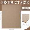 50 Pcs Book Board, Binders Board Chipboard Designer Bookboard Kraft Heavy Duty Chipboard Sheets Bookbinding Supplies for Book Binding Cover (Gray,12.5 x 10 Inch, 22 PT) view 2