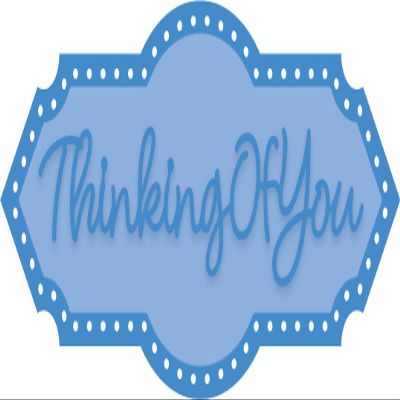 Creative Expressions Jamie Rodgers Fairy Wishes-Thinking of You Craft Die, 3.6 in x 1.5 in, Metal