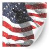 HTV4U Glitter American Theme Patterned Heat Transfer Vinyl (Glitter American Flag, 12" x 3 Yards) - USA Print Press Iron on Vinyl for T-Shirt, Crafts DIY view 1