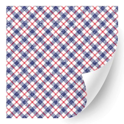 HTV4U Glitter American Theme Patterned Heat Transfer Vinyl (Red and Blue Tartan, 12" x 12") - Iron on Vinyl, USA Heat Press Transfer Paper, Graphic Design Printed Patterns DIY