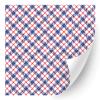 HTV4U Glitter American Theme Patterned Heat Transfer Vinyl (Red and Blue Tartan, 12" x 12") - Iron on Vinyl, USA Heat Press Transfer Paper, Graphic Design Printed Patterns DIY view 1